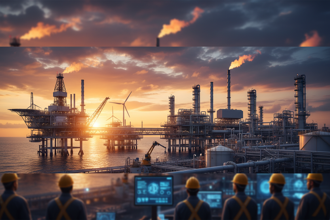 Career in the company (gas/oil) hero background